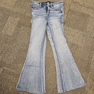 Buckle Light Blue Wide Leg Jeans